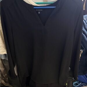 Pleione Women's Elegant Black Blouse